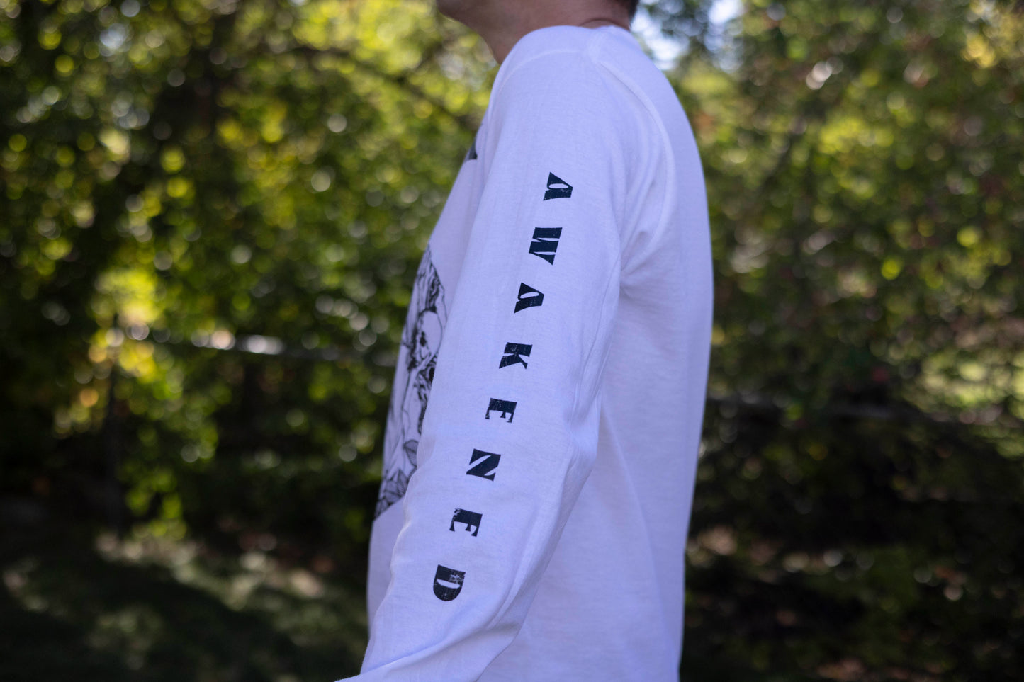White Long Sleeve Awakened Shirt